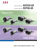 RCP2CR-GR & RCP2W-GR SERIES: CLEANROOM GRIPPER TYPE & DUST-PROOF GRIPPER TYPE